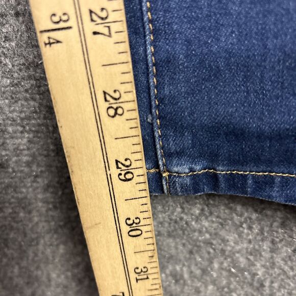 Soft Surroundings Jeans Womens Size M Blue Pull On - Picture 7 of 10